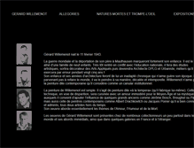 Tablet Screenshot of gerard-willemenot.com